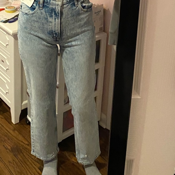abercrombie 90s ultra high rise straight jeans - Picture 7 of 7